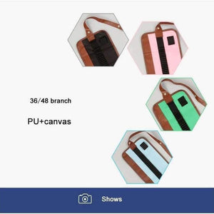 Planet Gates 36 branch School pencil case Pencil Bag pencil-case Canvas +PU 36/48/72 branch Office School Supplies Pens Pencils Writing Supplies