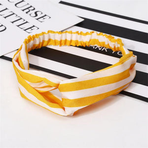 Fashion Floral Print Knot Women Headband Vintage Hairband Girls Headwear Leopard Headband  Hair Accessories