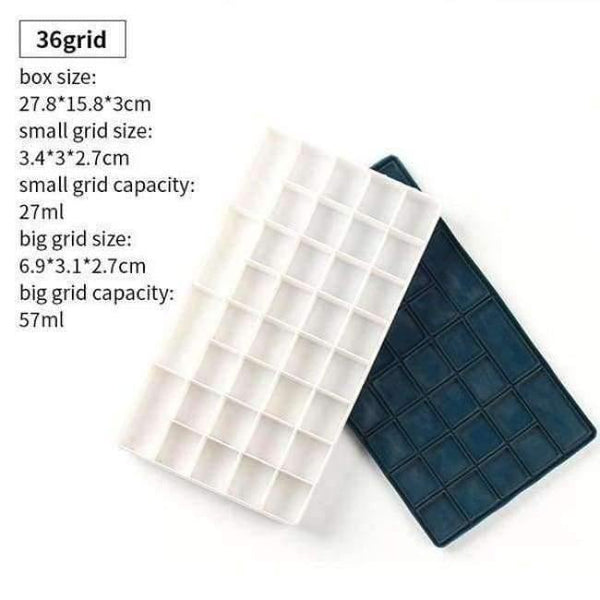 Planet Gates 36 grid 1 Piece 10/24/36/48Grid Soft Cover Paint Palette Watercolor Painting Palette Professional Art Plastic Palette Art Supplies
