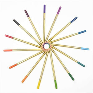 Planet Gates 36 Piece/Lot Watercolor Pencil Painting Set Oil Color Lead Box Water-soluble Non-toxic Oil Pencil Writing Pen Art Supplies