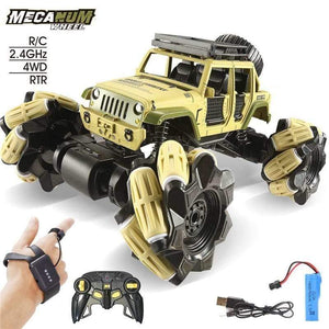 Planet Gates 360 Degree Alloy Stunt RC Cars Toys 2.4G 4CH 1:16 Drift Dual Remote Control Car Model Gift For Kids Boy Birthday Christmas