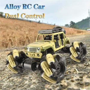 Planet Gates 360 Degree Alloy Stunt RC Cars Toys 2.4G 4CH 1:16 Drift Dual Remote Control Car Model Gift For Kids Boy Birthday Christmas