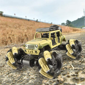 Planet Gates 360 Degree Alloy Stunt RC Cars Toys 2.4G 4CH 1:16 Drift Dual Remote Control Car Model Gift For Kids Boy Birthday Christmas