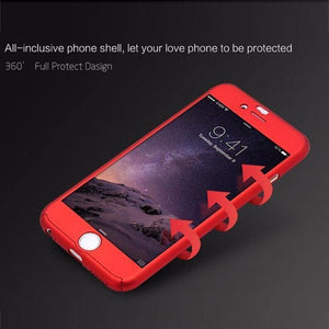 Planet Gates 360 Degree for iPhone Tempered Glass Case For iPhone7 Plus