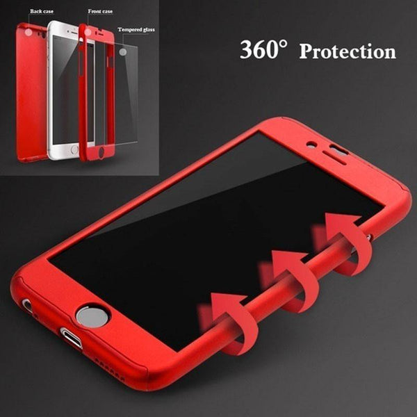Planet Gates 360 Degree for iPhone Tempered Glass Case For iPhone7 Plus