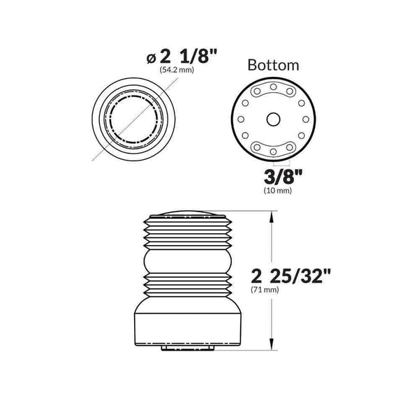 Planet Gates 360 Degree Marine Boat Navigation Anchor Light Super Bright 12 V All Round Boat Light White Lamp 6300K LED Navigation Light