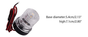 Planet Gates 360 Degree Marine Boat Navigation Anchor Light Super Bright 12 V All Round Boat Light White Lamp 6300K LED Navigation Light