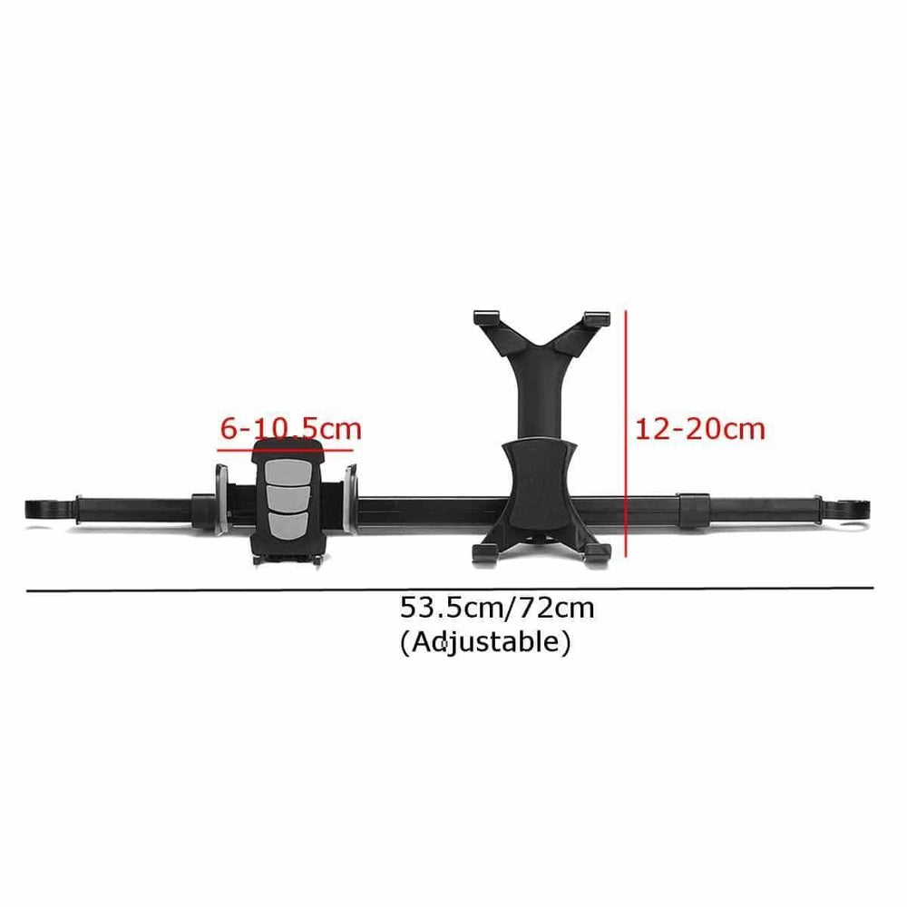Planet Gates 360 Degree Rotating Bracket Car Back Seat Headrest Mount Holder Tablet Pad Smart Phone Extendable Storage Stands Car Game Rack