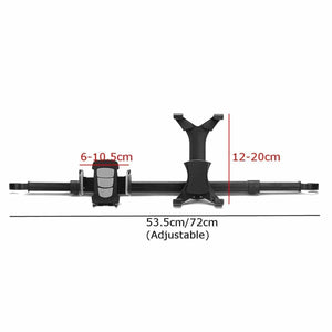 Planet Gates 360 Degree Rotating Bracket Car Back Seat Headrest Mount Holder Tablet Pad Smart Phone Extendable Storage Stands Car Game Rack