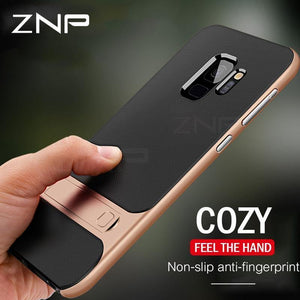 Planet Gates 360 Full Cover Protective Case For Samsung Galaxy S9 S8 Plus PC + TPU Shock Proof Cover For Samsung Note 8 Kickstand Phone Case