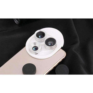 Planet Gates 360 Rotation Phone Lens Wide Angle + Macro + Fisheye 3 in 1 Camera for Smartphone iPhone Samsung Huawei Xiaomi Mobile