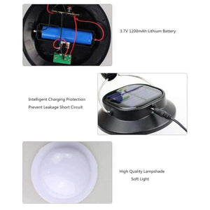 Planet Gates 360LM 60 LED Solar Bulb Lamp Solar Powered Camping Light Portable Outdoor Solar Energy Charged Tent Fashing Lamp Light