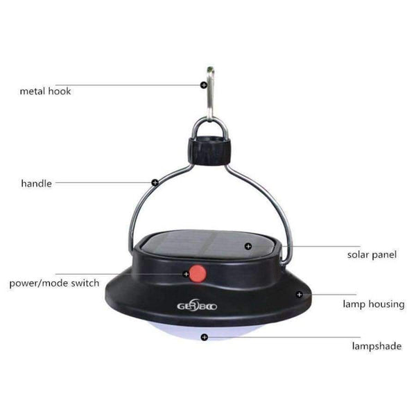 Planet Gates 360LM 60 LED Solar Bulb Lamp Solar Powered Camping Light Portable Outdoor Solar Energy Charged Tent Fashing Lamp Light