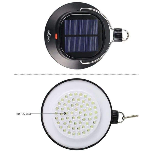 Planet Gates 360LM 60 LED Solar Bulb Lamp Solar Powered Camping Light Portable Outdoor Solar Energy Charged Tent Fashing Lamp Light