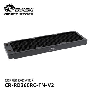 Planet Gates 360mm Copper Radiator 30MM Thickness 120/240/360mm 14 Waterway Thin Cooler Watercoler Heatsink CR-RD120/240/360RC-TN-V2