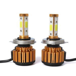 Planet Gates 360W 32000LM 4-Side COB Hi/Lo Beam Car Light LED Headlight H11 H7 H4 9005 HB3 9006 HB4 9007 H13 Canbus Light Bulb for Audi