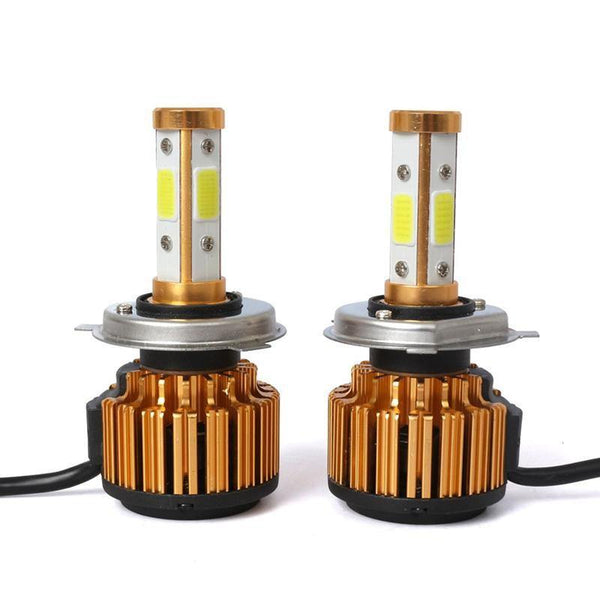 Planet Gates 360W 32000LM 4-Side COB Hi/Lo Beam Car Light LED Headlight H11 H7 H4 9005 HB3 9006 HB4 9007 H13 Canbus Light Bulb for Audi
