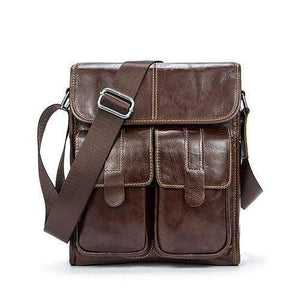 Planet Gates 366deepcoffee / China Genuine Leather bag men bags Men Messenger Bags male small flap Vintage Leather shoulder crossbody bags for man 366