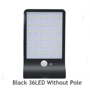 Planet Gates 36B without pole LED Solar Light 36LED 48LED PIR Motion Sensor Powered Street Lamps Garden Outdoor Energy Lighting Waterproof IP65 Wall Lights