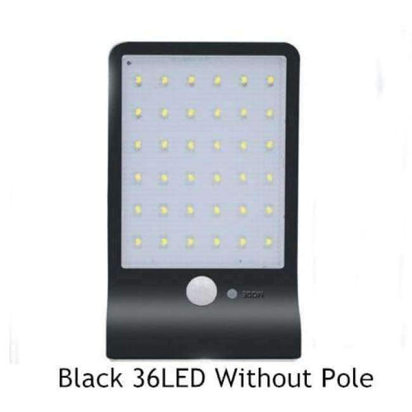 Planet Gates 36B without pole LED Solar Light 36LED 48LED PIR Motion Sensor Powered Street Lamps Garden Outdoor Energy Lighting Waterproof IP65 Wall Lights