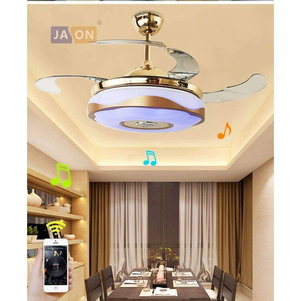 Planet Gates 36inch normal LED Modern Alloy Acryl ABS Bluetooth Musical Ceiling Fan.LED Lamp.LED Light.Ceiling Lights.LED Ceiling Light.For Foyer Bedroom