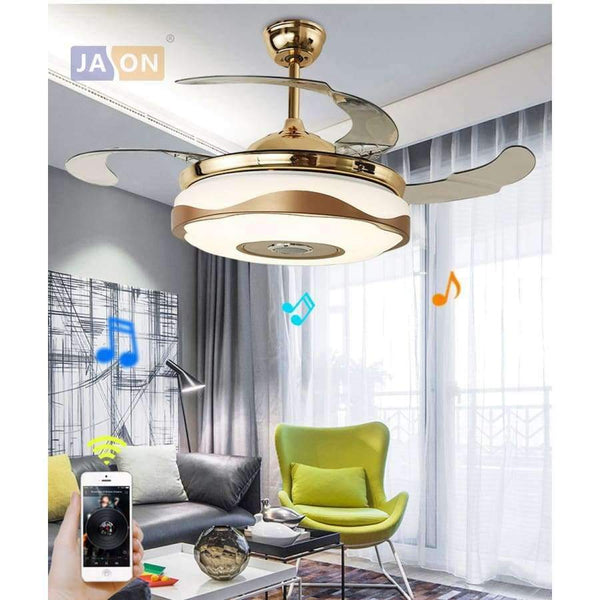 Planet Gates 36inch normal LED Modern Alloy Acryl ABS Bluetooth Musical Ceiling Fan.LED Lamp.LED Light.Ceiling Lights.LED Ceiling Light.For Foyer Bedroom