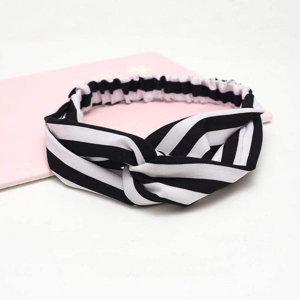 Fashion Floral Print Knot Women Headband Vintage Hairband Girls Headwear Leopard Headband  Hair Accessories