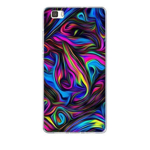 Planet Gates 37 / P8 Lite Phone Case for Huawei P8 Lite Case Cover 3D Relief Paint Printing Case for huawei p8 lite Case Coque for Huawei ALE-L21 Shell