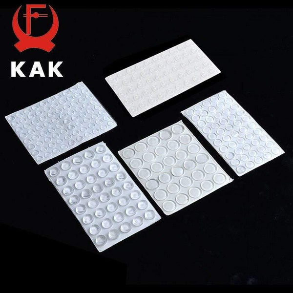 Planet Gates 371101 30-80 Grain Silicon Door Stops Pad Transparent Rubber Kitchen Cabinet Catches Self-Adhesive Damper Buffer Furniture Hardware