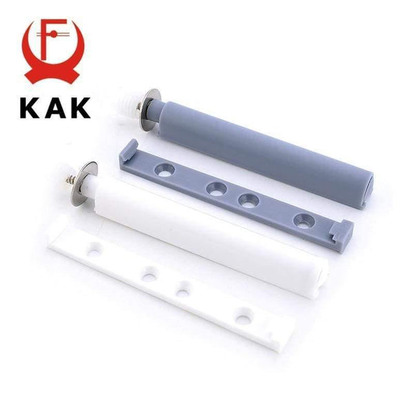 Planet Gates 371101 4 Pieces Gray White Kitchen Cabinet Door Stop Drawer Soft Quiet Closer Push To Open System Damper Buffers With Screws