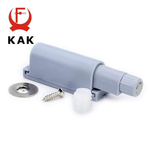 Planet Gates 371101 4 Pieces Gray White Kitchen Cabinet Door Stop Drawer Soft Quiet Closer Push To Open System Damper Buffers With Screws