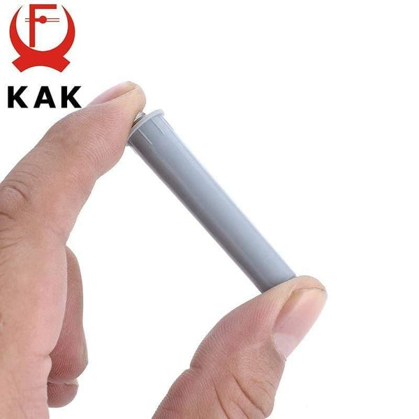 Planet Gates 371101 5PCS KAK Gray Cabinet Catches White Damper Buffers For Door Stop Kitchen Cupboard Quiet Drawer Soft Close Furniture Hardware