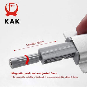 Planet Gates 371101 5pcs/lot Aluminum Alloy Push To Open Cabinet Catches Door Stops Magnetic Touch Stop Kitchen Invisible Cabinet Pulls Hardware