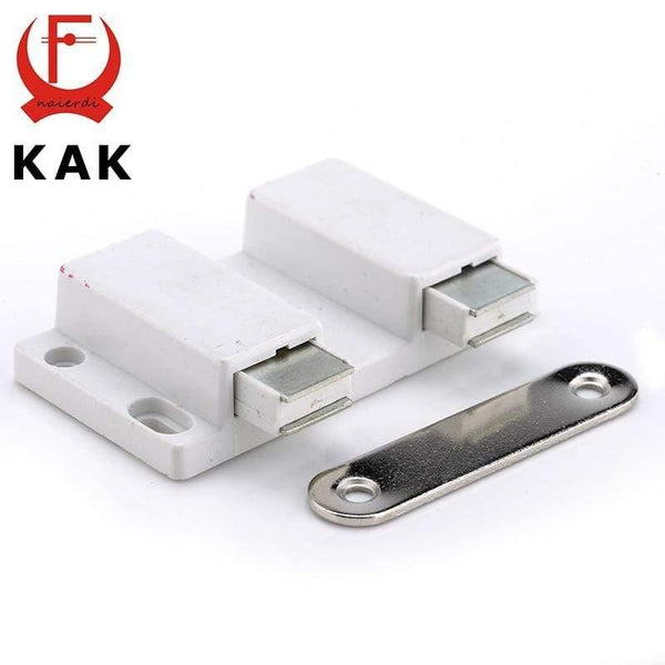 Planet Gates 371101 Double Cabinet Catch Kitchen Door Stopper Soft Quiet Close Magnetic Push To Open Touch Damper Buffers For Furniture Hardwar