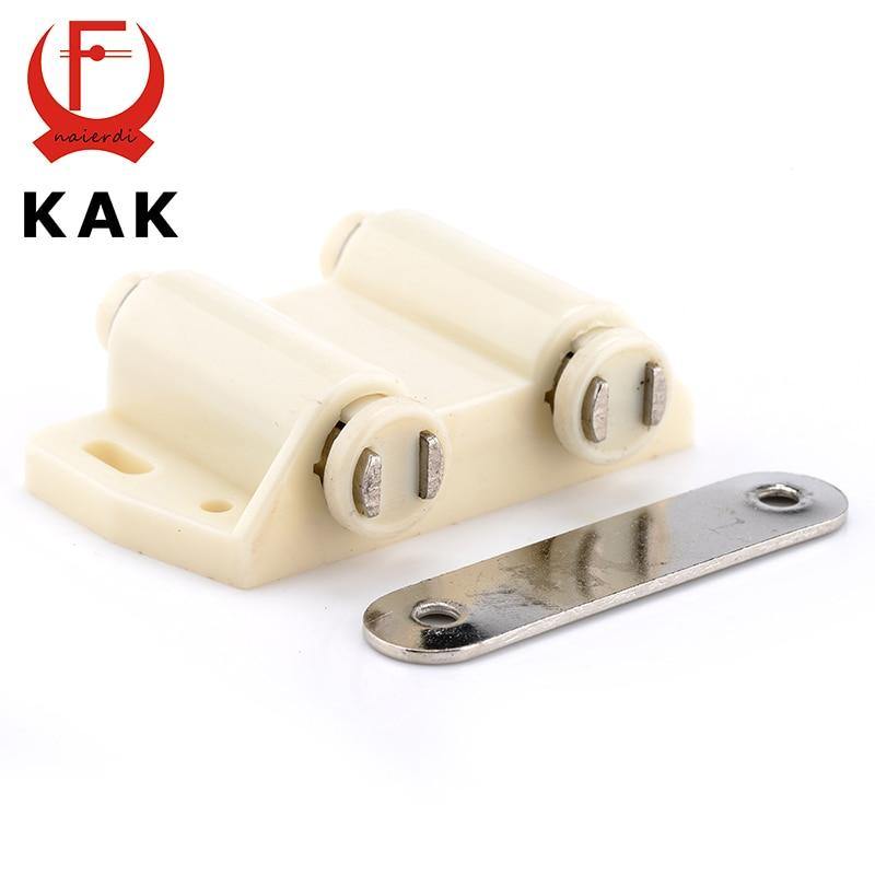 Planet Gates 371101 Double Cabinet Catch Kitchen Door Stopper Soft Quiet Close Magnetic Push To Open Touch Damper Buffers For Furniture Hardware