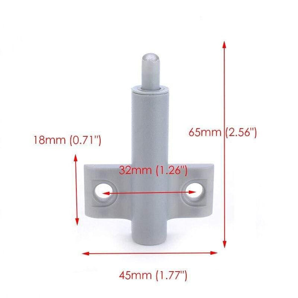 Planet Gates 371101 gray 5Set/Lot Gray White Kitchen Cabinet Door Stop Drawer Soft Quiet Close Closer Damper Buffer Cabinet Catches With Screws