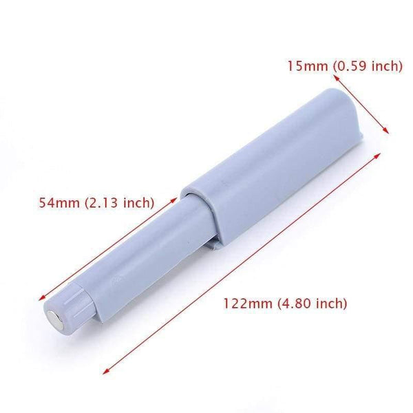 Planet Gates 371101 XG-06A  gray 4 Pieces Gray White Kitchen Cabinet Door Stop Drawer Soft Quiet Closer Push To Open System Damper Buffers With Screws