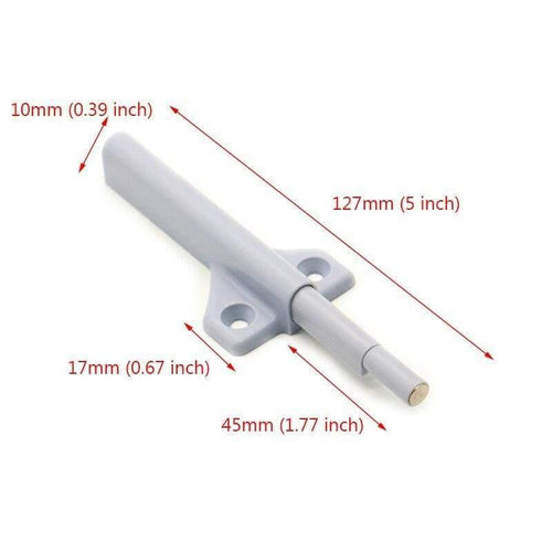 Planet Gates 371101 XG-09A   gray Kitchen Cabinet Catches Handles Magnetic Door Stopper Drawer Closer Damper Buffers For Kitchen Pulls Furniture Hardware