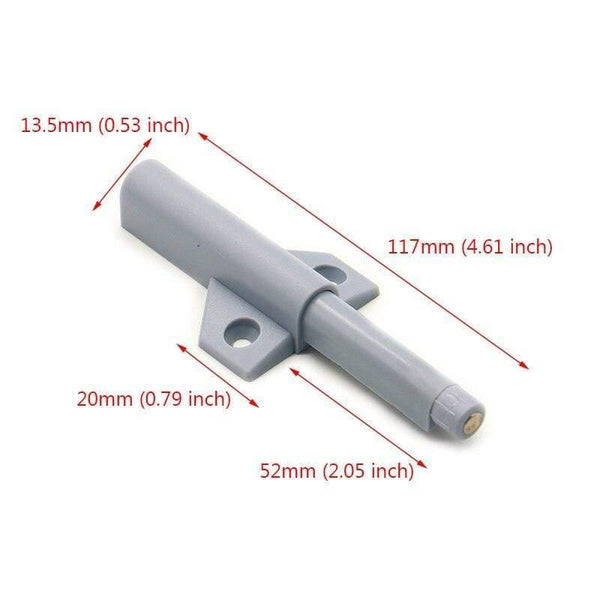 Planet Gates 371101 XG-10A   gray Kitchen Cabinet Catches Handles Magnetic Door Stopper Drawer Closer Damper Buffers For Kitchen Pulls Furniture Hardware