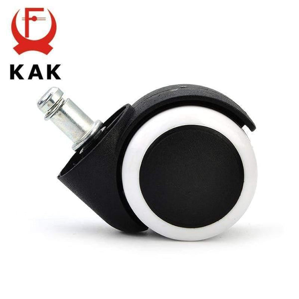 Planet Gates 371103 5PCS KAK 2 Inch Universal Office Chair Caster Replacement 50KG Household Chair Wheel Rubber Safe Roller Furniture Hardware