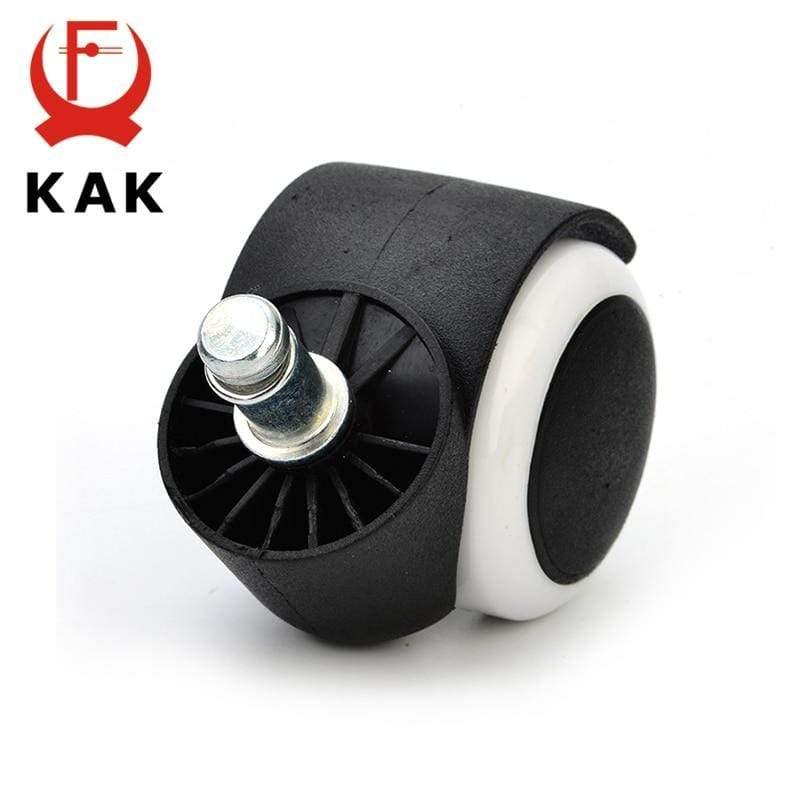Planet Gates 371103 5PCS KAK 2 Inch Universal Office Chair Caster Replacement 50KG Household Chair Wheel Rubber Safe Roller Furniture Hardware