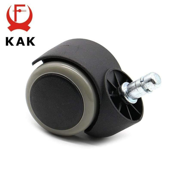 Planet Gates 371103 5PCS KAK 2 Inch Universal Office Chair Caster Replacement 50KG Household Chair Wheel Rubber Safe Roller Furniture Hardware