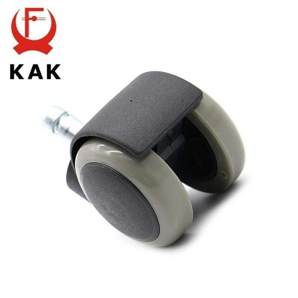 Planet Gates 371103 5PCS KAK 2 Inch Universal Office Chair Caster Replacement 50KG Household Chair Wheel Rubber Safe Roller Furniture Hardware