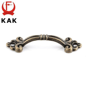 Planet Gates 371104 10pcs KAK Handles Knobs Pendants Flowers For Drawer Wooden Jewelry Box Furniture Hardware Bronze Tone Handle Cabinet Pulls