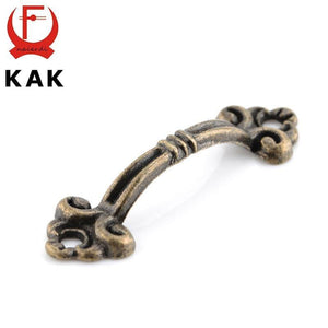 Planet Gates 371104 10pcs KAK Handles Knobs Pendants Flowers For Drawer Wooden Jewelry Box Furniture Hardware Bronze Tone Handle Cabinet Pulls
