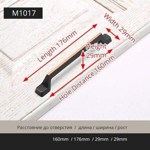 Planet Gates 371104 160mm American Style Black Cabinet Knobs And Handles Zinc Alloy Kitchen Handle Door Pulls Furniture Handle Hardware