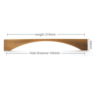 Planet Gates 371104 192mm Yellow Bronze Vintage Furniture Handle Kitchen Cabinet Handle European Style Bronze Drawer Knobs Door Pulls Cabinet Hardware