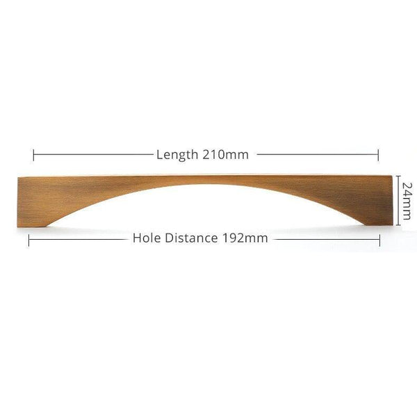 Planet Gates 371104 192mm Yellow Bronze Vintage Furniture Handle Kitchen Cabinet Handle European Style Bronze Drawer Knobs Door Pulls Cabinet Hardware