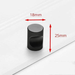 Planet Gates 371104 2034 Fashion Black Hidden Cabinet Handles Aluminum Alloy Kitchen Handles Cupboard Pulls Drawer Knobs Furniture Room Door Hardware
