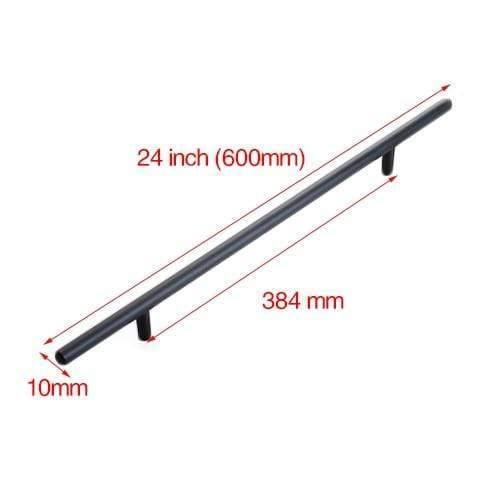 Planet Gates 371104 384mm - 24 inch 2" ~ 24" Kitchen Door T Bar Pull Straight Handle Knobs Cabinet Pull Diameter 10mm Stainless Steel Handles Furniture Hardware